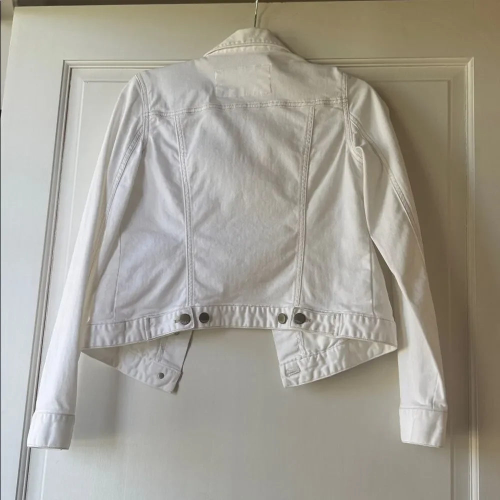 GAP Vintage White Denim Jacket